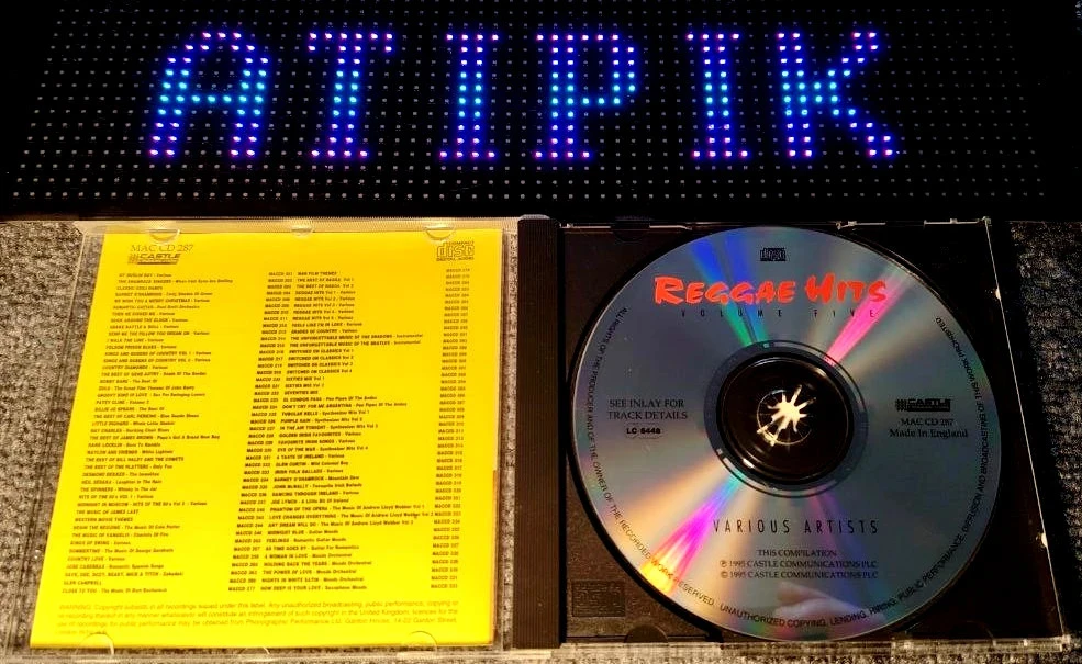 🌴 CD Reggae Hits Vol.5 – Leyendas Jamaiquinas – Edición Inglesa Rara – ¡Agarrar! 🎶 – photo 3